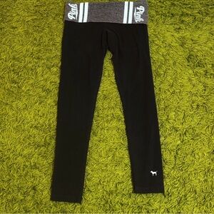 PINK Victoria's Secret Leggings with Black and Gray